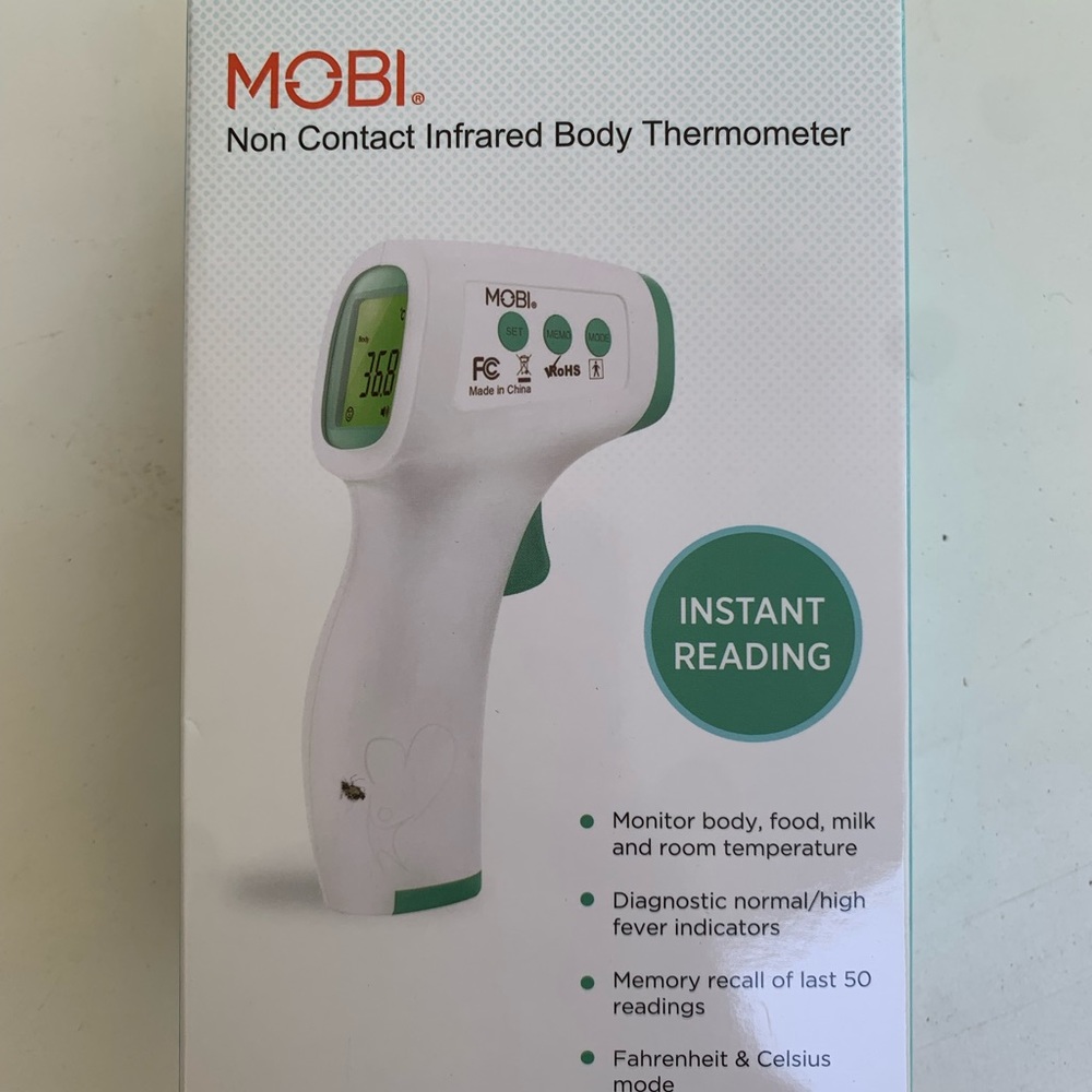 Mobi non contact infrared body thermometer NEW